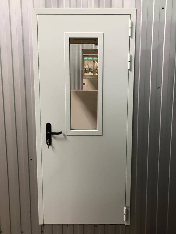 Дверь для завода металлоконструкций (г. Химки, ул. Некрасова, 2) Дверь для завода металлоконструкций (г. Химки, ул. Некрасова, 2)